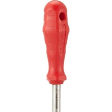 Ecovibe 4785196330 Manyetik Tutucu Tornavida Kısa, Kırmızı, 6.3X30