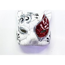 Ttt Kırmızı Işlemeli Seramik Venedik Kedi Magnet