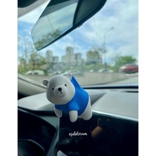 Sevimli Ayıcık Dikiz Aynası Süsü, Araba Dekorasyonu, Hediye Alternatifi