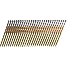 Ecovibe B&c Eagle A312X131HD/22 Yuvarlak Başlı 3-1/2-Inç X.131 x 22 Derece Daldırma Galvanizli Pürüzsüz Şaft Plastik Sıralı Çerçeveleme Çivileri (Kutu Başına 500)