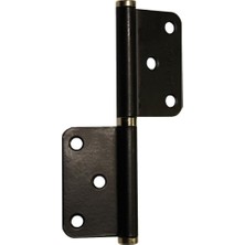 Ecovibe Yönsüz Kapı Menteşesi 12CM Çelik Siyah (2 Adet)