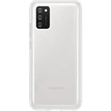 Asseds Store Galaxy A02 Soft Clear Cover Yumuşak Şeffaf Kılıf, EF-QA025T