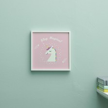 Asseds Store Premium Bebek Odası Dekorasyonu, Yapışkanlı ve Çıkarılabilir, 20X20CM Temalı Çerçeve