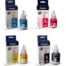 Asseds Store Ink Bt 6000 Uyumlu 4 Renk Takım Mürekkep - T300/T500W/T310/T510W/T800/T910W Uyumlu