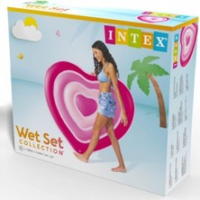 Intex Kalp Şekilli Ada Yatak 155CM - 58727 (Lisinya)