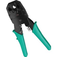 Ecovibe S-Link LN-315 Rj-45/rj-12/rj-11 (8P8C/RJ-45, 6P6C/RJ-12, 6P4C/RJ-11) Kablo Sıyırıcı ile Birlikte 3'lü Modüler Sıkma Pensesi Üçlü