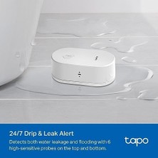 Asseds Store T300, Akıllı Su Sızıntı Algılama Sensörü, IP67 Su Geçirmez, Anlık Uygulama Bildirimi, 90DB'YE Kadar Alarm, Damlama ve Sızıntı Uyarısı