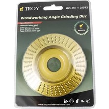 Asseds Store 25076 Avuç Taşlama Için Ahşap Aşındırıcı Disk, Trapezoidal, 125MM