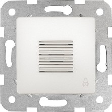 Asseds Store Life Sedef Beyaz Zil Buzzer Mekanizma ve Kapak