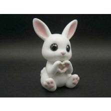 Rojtech Mühendislik Kalp Yapan Şirin Tavşan Figürü