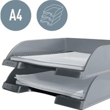 Ecovibe A4 Evrak Rafı, Metalik Beyaz, 52263001