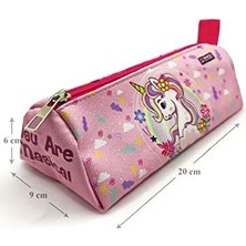 Asseds Store Kalem Kutusu Desenli Üçgen Kalemkutu Vegan Deri Kalemlik