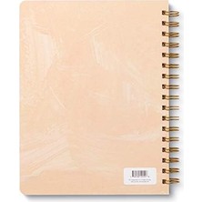 Asseds Store Spiral Defter - Hayat Güzeldir — 192 Çizgili Sayfalı Tasarım Spiral Defter, Kolej Çizgili, 19,5 cm G x 22,5 cm Y