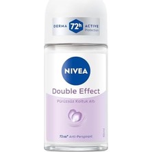 Asseds Store Kadın  Deodorant Double Effect 50ML, 72 Saat Anti-Perspirant Koruma, Alkolsüz, Pürüzsüz Koltuk Altı