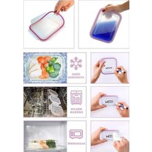 Asseds Store Glasslock RP535 Kare Cam Saklama Kabı, Şeffaf, 2600 ml