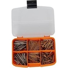 Asseds Store 260 Adet Paslanmaz Çivisi Seti - 3 Çeşit Çelik, Duvar, Parke Çivisi