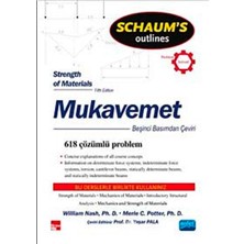Asseds Store Schaum's Outlines : Mukavemet: 618 Çözümlü Problem