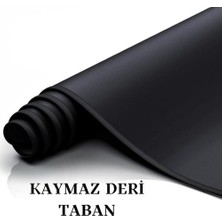 Asseds Store Mouse Pad 90X40 - Büyük Boy Mousepad Kaymaz Taban Baskısız - Siyah Fare Altlığı Dikişli Kenar Baskısız Ofis Tipi Masa Koruyucu - Gaming Fare Klavye Altlığı (90X40)