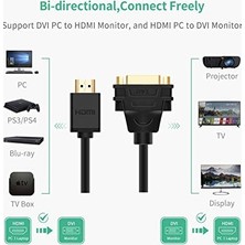 Asseds Store HDMI To DVI 24+5 Dönüştürücü Kablo