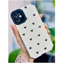 Asseds Store 11 ile Uyumlu Kaplama Tasarımlı Yumuşak Silikon Kamera Korumalı Kılıf