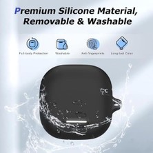 Asseds Store Anker 4 Nc ile Uyumlu Kılıf Silikon Koruyucu Yumuşak Silikon Darbeye Dayanıklı Koruyucu Yüksek Kaliteli Kılıf 4 Nc Için Kancalı Koruma (Lacivert)