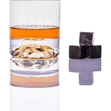 Asseds Store Babaya Hediye Özel Ahşap Kutulu Viski Kadeh Seti