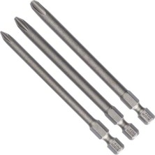 Asseds Store Pro 3 Parça.-Set Ekstra Sert Tornavida Ucu Phillips Vidalar-(Uzunluk: 89 Mm)