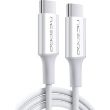 Asseds Store Npo Hızlı Şarj ve Data Kablosu (Type-C To Type-C, 60W, 120CM)