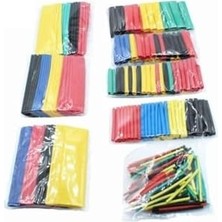 Asseds Store 164 Parça Renkli Isıyla Daralan Makaron Seti Shrink Boru Kablo Koruyucu Kablo Tamir Kiti