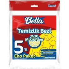 Asseds Store Mikrofiberli Temizlik Bezi 5'li Eko Paket