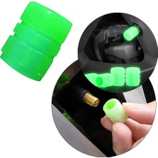 User Pil Batarya Fosforlu Araç Motosiklet Bisiklet Lastik Sibop Kapağı (Tekli)