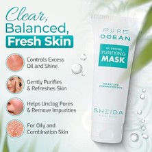 Asseds Store Pure Ocean Arıtım Maskesi Yağ Kontrol 75 ml Yağlı ve Karma Ciltler Için