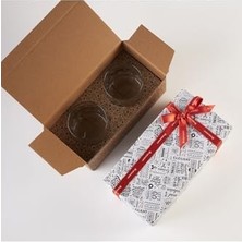 Asseds Store Kristal Desenli 2li Set Meşrubat Bardağı