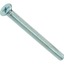 Ecovibe 014973457334 Phillips Düz Makina Vidaları, 1/4-28 x 3, Parça-10
