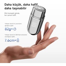 Asseds Store Şarjlı Taşınabilir Unisex Mini Sakal ve Yanak Tıraş Makinesi