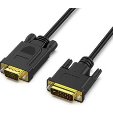 Asseds Store Dvi To VGA 24+5 VGA Dönüştürücü Monitör Kablosu (Dvi-I Dual Link) 1.80METRE (C-558)