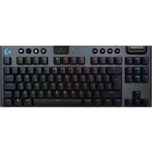 Asseds Store G G915 x Lıghtspeed Tkl Clicky Kablosuz Düşük Profilli Rgb Aydınlatmalı Pc/mac Için Mekanik Ingilizce Q Oyun Klavyesi, Siyah