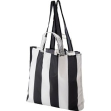 Ecovibe Çanta, Siyah-Beyaz, 45X36 cm