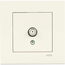 Asseds Store Krem Uydu Prizi F Konnektörlü Sonlu