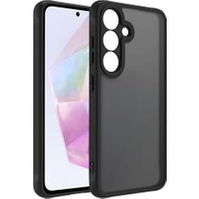 Asseds Store Galaxy A36 Için Basic Serisi Yükseltilmiş Lens Çerçeveli Ultra Güçlü Darbeye Dayanıklı Yumuşak Silikon Mat Kılıf (Galaxy A36)