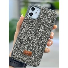 Asseds Store 11 ile Uyumlu Elmas Tasarımlı Taşlı Işıltılı Parlak Pırlanta Silikon Kılıf