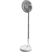 Ecovibe Smart Katlanabilir Vantilatör Doğal Rüzgar Şarj Edilebilir Bataryalı 4 Hız Kademeli Ultra Sessiz Taşınabilir Ayaklı Fan X6103