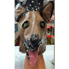 Asseds Store Halloween Köpek Maskesi, Korku Maskesi, Bayramı Aksesuarları, Halloween Kostüm Aksesuarı, Şaka Oyunları ve Korku Maskeleri