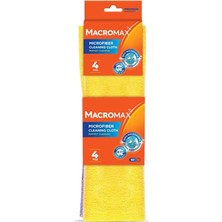 Asseds Store Mikrofiber Temizlik Bezi 4'lü Paket, Çok Amaçlı Toz Alma ve Yüzey Silme Bezi