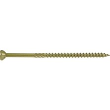 Asseds Store Power Pro 48604 Ahşap Vidalar, 10 x 4 Inç, Premium Dış Mekan Güverte Vidaları, Paslanmaya Dayanıklı, Epoksi Kaplı Bronz, 1 Lb Kutu, 52 Adet