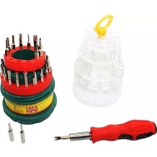 Asseds Store 31 Parça Hassas Tornavida Uç Tamir Seti Taşınabilir Yumurta Tornavida