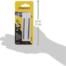 Asseds Store STA35007 Planya Bıçak, Metalik, 2 Adet, 5.5 x 82 x 1.1 mm