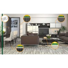 Ecovibe Koç Plastik Nsp Masa Keçe Kahverengi Yuvarlak 28 mm