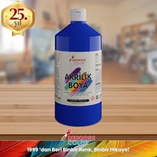 Asseds Store Mavi Akrilik Boya 1000 gr