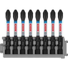 Ecovibe Professional 8tlg. Schrauber Bit Set Kreuzschlitz (Control, Ph2, Länge 50 Mm, Pick And Click)